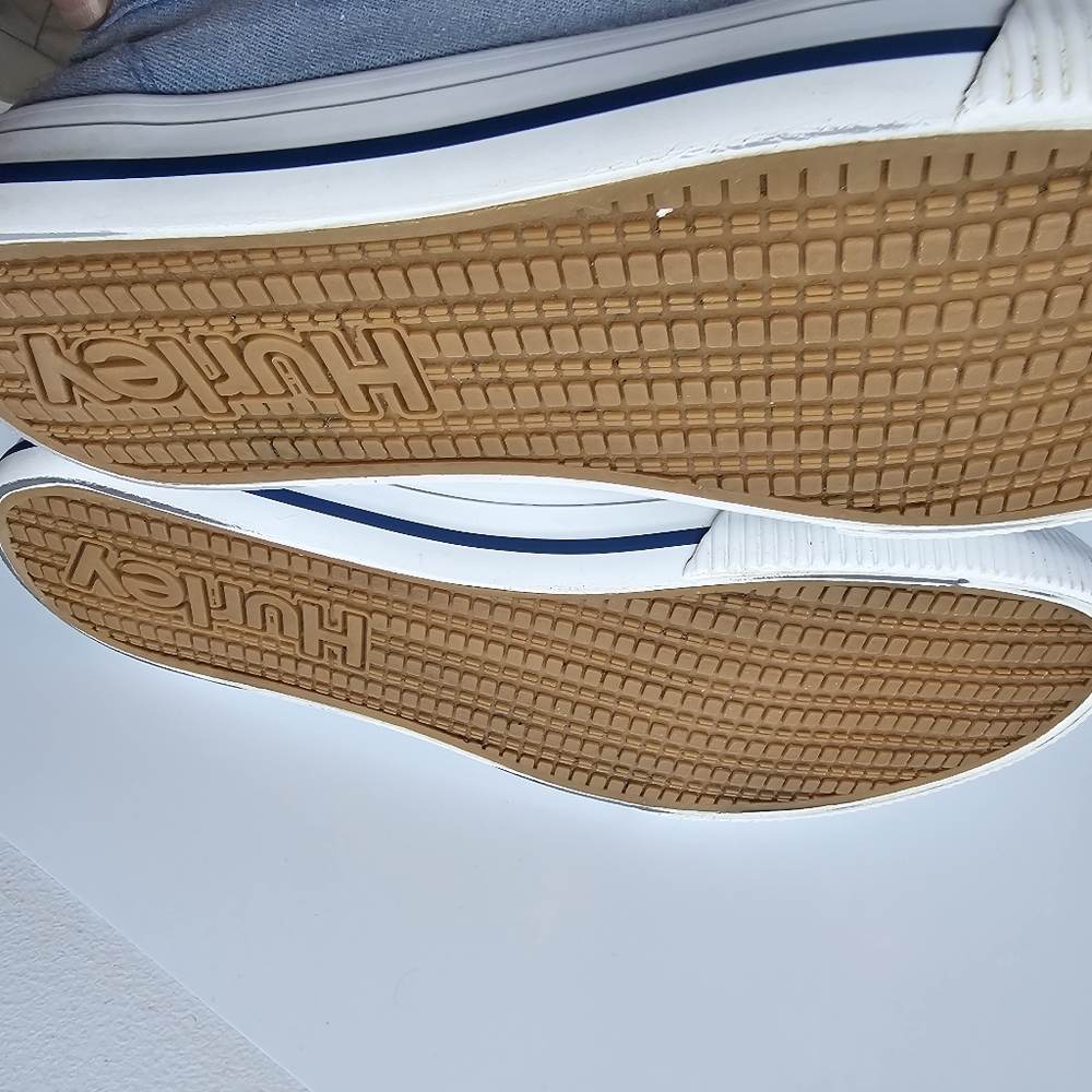 Hurley Women Lace Up Casual Sneakers Carrie Chambray Blue Canvas Fabric … - Picture 5 of 11